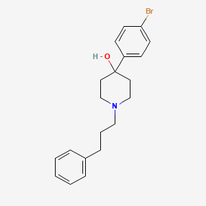 molecular formula C20H24BrNO B5113822 4-(4-bromophenyl)-1-(3-phenylpropyl)-4-piperidinol 