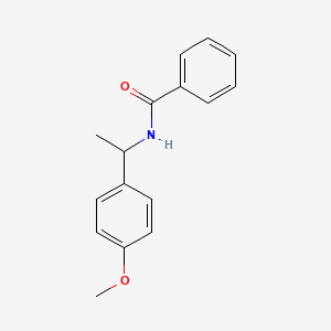 molecular formula C16H17NO2 B5113847 N-[1-(4-methoxyphenyl)ethyl]benzamide 