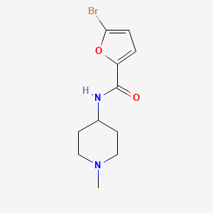 molecular formula C11H15BrN2O2 B5113931 5-bromo-N-(1-methyl-4-piperidinyl)-2-furamide 