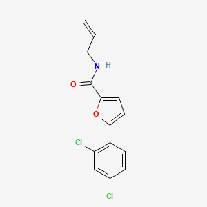molecular formula C14H11Cl2NO2 B5114012 N-allyl-5-(2,4-dichlorophenyl)-2-furamide 