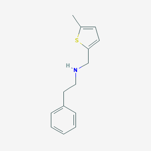 molecular formula C14H17NS B511402 [(5-Methylthiophen-2-yl)methyl](2-phenylethyl)amine CAS No. 854357-52-1