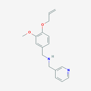 N-[4-(allyloxy)-3-methoxybenzyl]-N-(3-pyridinylmethyl)amine
