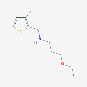 (3-Ethoxy-propyl)-(3-methyl-thiophen-2-ylmethyl)-amine