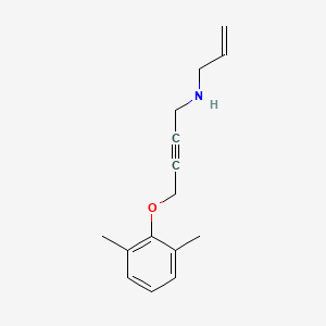 molecular formula C15H19NO B5114055 N-allyl-4-(2,6-dimethylphenoxy)-2-butyn-1-amine 