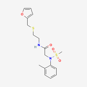 N~1~-{2-[(2-furylmethyl)thio]ethyl}-N~2~-(2-methylphenyl)-N~2~-(methylsulfonyl)glycinamide