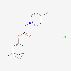 molecular formula C18H24ClNO2 B5114144 1-[2-(1-adamantyloxy)-2-oxoethyl]-4-methylpyridinium chloride 