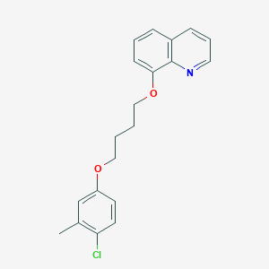 8-[4-(4-chloro-3-methylphenoxy)butoxy]quinoline