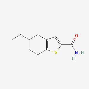 5-ethyl-4,5,6,7-tetrahydro-1-benzothiophene-2-carboxamide