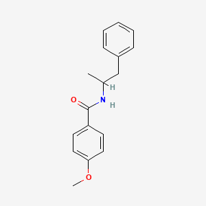 molecular formula C17H19NO2 B5114209 4-methoxy-N-(1-methyl-2-phenylethyl)benzamide 