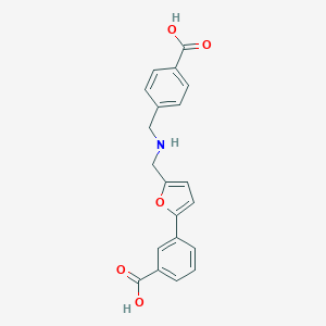 3-(5-{[(4-Carboxybenzyl)amino]methyl}furan-2-yl)benzoic acid