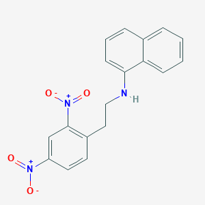 N-[2-(2,4-dinitrophenyl)ethyl]-1-naphthalenamine