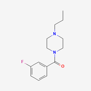 1-(3-fluorobenzoyl)-4-propylpiperazine