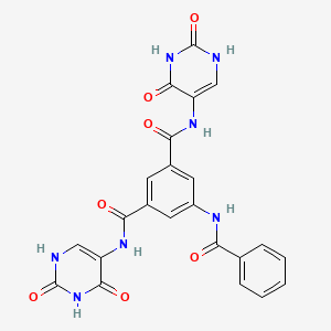 5-(benzoylamino)-N,N'-bis(2,4-dioxo-1,2,3,4-tetrahydro-5-pyrimidinyl)isophthalamide