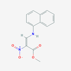 methyl 3-(1-naphthylamino)-2-nitroacrylate