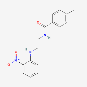 4-methyl-N-{2-[(2-nitrophenyl)amino]ethyl}benzamide