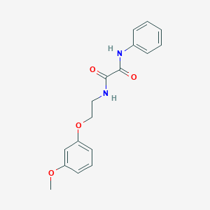 N-[2-(3-methoxyphenoxy)ethyl]-N'-phenylethanediamide