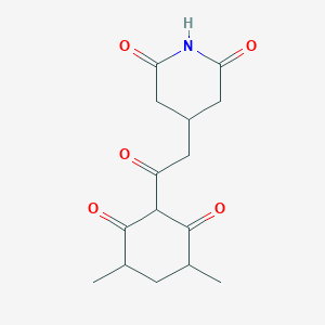 molecular formula C15H19NO5 B5114416 4-[2-(3,5-dimethyl-2,6-dioxocyclohexyl)-2-oxoethyl]-2,6-piperidinedione 