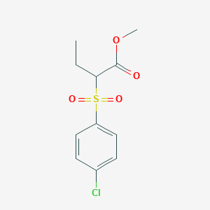 methyl 2-[(4-chlorophenyl)sulfonyl]butanoate