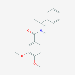 molecular formula C17H19NO3 B5114466 3,4-dimethoxy-N-(1-phenylethyl)benzamide 