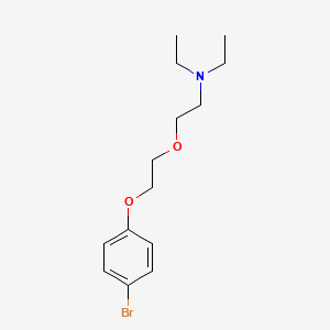 2-[2-(4-bromophenoxy)ethoxy]-N,N-diethylethanamine