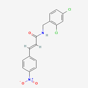 N-(2,4-dichlorobenzyl)-3-(4-nitrophenyl)acrylamide