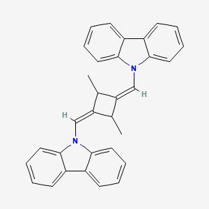 9,9'-[(2,4-dimethyl-1,3-cyclobutanediylidene)dimethylylidene]bis-9H-carbazole