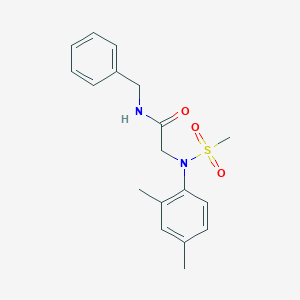 N~1~-benzyl-N~2~-(2,4-dimethylphenyl)-N~2~-(methylsulfonyl)glycinamide