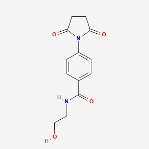 4-(2,5-dioxo-1-pyrrolidinyl)-N-(2-hydroxyethyl)benzamide