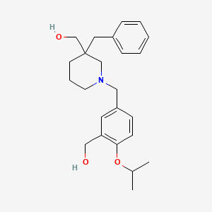 {3-benzyl-1-[3-(hydroxymethyl)-4-isopropoxybenzyl]-3-piperidinyl}methanol