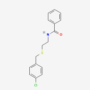 N-{2-[(4-chlorobenzyl)thio]ethyl}benzamide