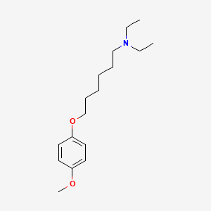 molecular formula C17H29NO2 B5114904 N,N-diethyl-6-(4-methoxyphenoxy)-1-hexanamine 