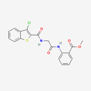 methyl 2-({N-[(3-chloro-1-benzothien-2-yl)carbonyl]glycyl}amino)benzoate