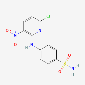 4-[(6-chloro-3-nitro-2-pyridinyl)amino]benzenesulfonamide