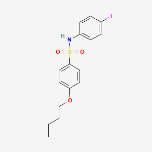 molecular formula C16H18INO3S B5114981 4-butoxy-N-(4-iodophenyl)benzenesulfonamide 