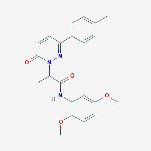N-(2,5-dimethoxyphenyl)-2-[3-(4-methylphenyl)-6-oxo-1(6H)-pyridazinyl]propanamide