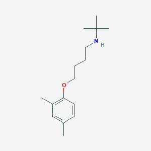 molecular formula C16H27NO B5115065 N-(tert-butyl)-4-(2,4-dimethylphenoxy)-1-butanamine 