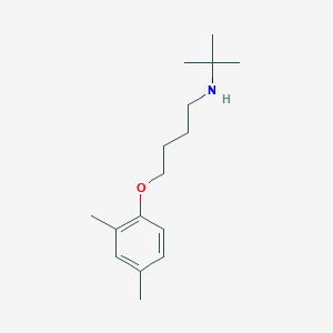 N-(tert-butyl)-4-(2,4-dimethylphenoxy)-1-butanamine