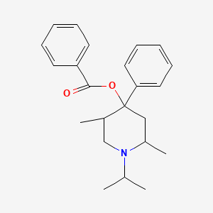 molecular formula C23H29NO2 B5115157 1-isopropyl-2,5-dimethyl-4-phenyl-4-piperidinyl benzoate 