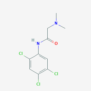molecular formula C10H11Cl3N2O B5115169 N~2~,N~2~-dimethyl-N~1~-(2,4,5-trichlorophenyl)glycinamide 