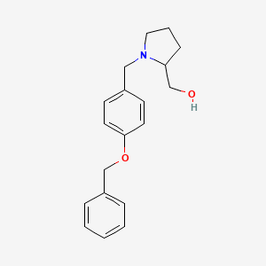 {1-[4-(benzyloxy)benzyl]-2-pyrrolidinyl}methanol