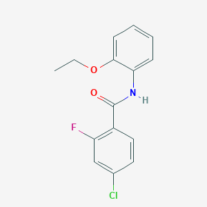 4-chloro-N-(2-ethoxyphenyl)-2-fluorobenzamide