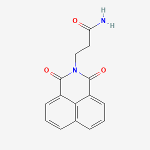 molecular formula C15H12N2O3 B5115261 3-(1,3-dioxo-1H-benzo[de]isoquinolin-2(3H)-yl)propanamide 