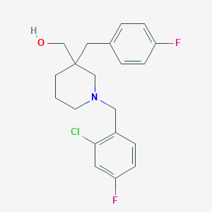 molecular formula C20H22ClF2NO B5115299 [1-(2-chloro-4-fluorobenzyl)-3-(4-fluorobenzyl)-3-piperidinyl]methanol 