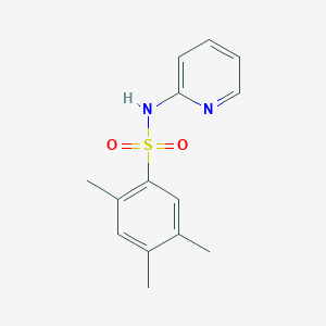 molecular formula C14H16N2O2S B511530 2,4,5-trimethyl-N-pyridin-2-ylbenzenesulfonamide CAS No. 433964-88-6