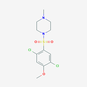 1-(2,5-Dichloro-4-methoxyphenyl)sulfonyl-4-methylpiperazine