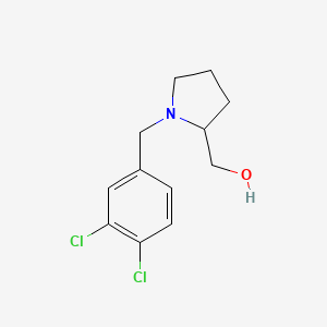 molecular formula C12H15Cl2NO B5115314 [1-(3,4-dichlorobenzyl)-2-pyrrolidinyl]methanol 