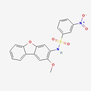 molecular formula C19H14N2O6S B5115345 N-(2-methoxydibenzo[b,d]furan-3-yl)-3-nitrobenzenesulfonamide 