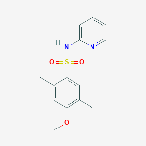 molecular formula C14H16N2O3S B511538 4-methoxy-2,5-dimethyl-N-(2-pyridinyl)benzenesulfonamide CAS No. 433954-18-8