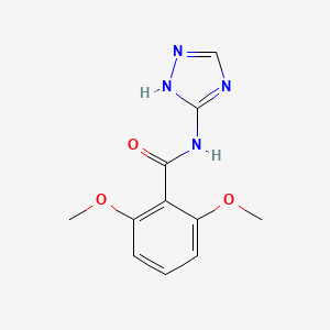 molecular formula C11H12N4O3 B5115394 2,6-dimethoxy-N-1H-1,2,4-triazol-3-ylbenzamide 