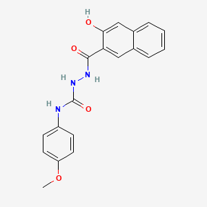 molecular formula C19H17N3O4 B5115409 2-(3-hydroxy-2-naphthoyl)-N-(4-methoxyphenyl)hydrazinecarboxamide 